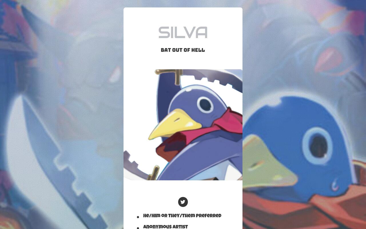 Carrd profile picture for @silva